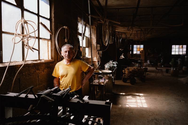 Spyros, he has also been working in the cooperage for over 35 years